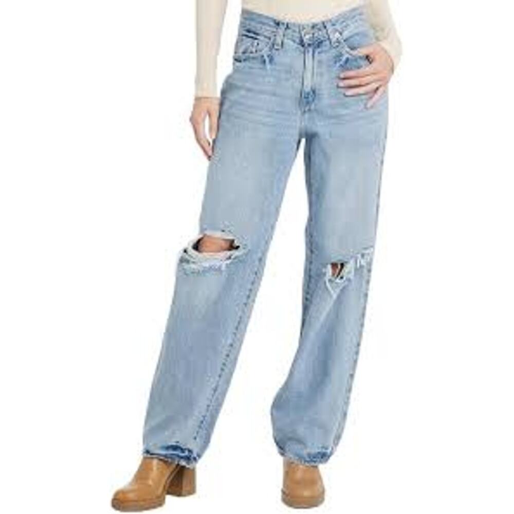 NEW UNIVERSIAL THREAD 90'S VINTAGE STRAIGHT DISTRESSED JEANS 12R